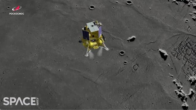 Russia's Luna-25 lunar lander crashes in moon, ending mission