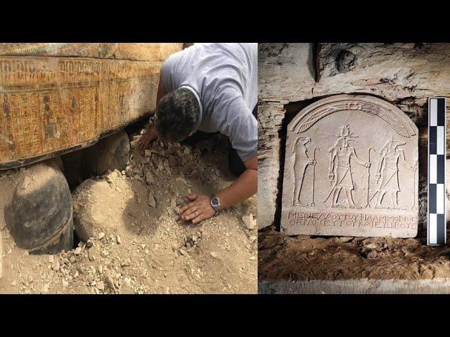 Magnificent New Discovery Inside Egyptian Catacomb November 2019