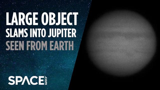 Large Object Slams Into Jupiter - Seen From Earth
