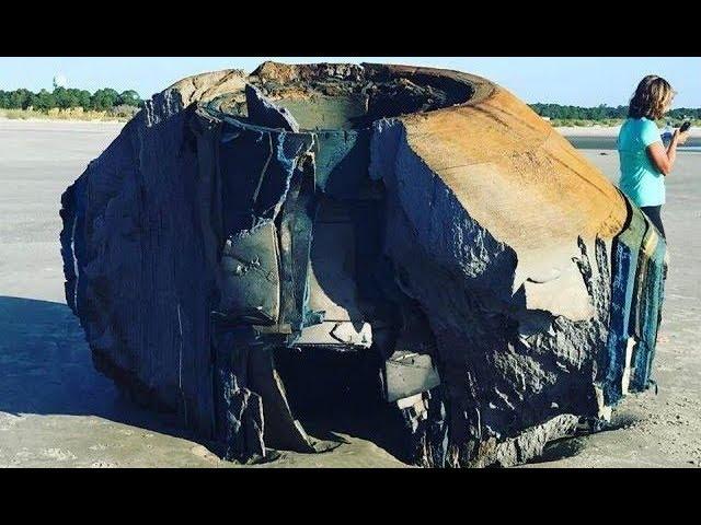 Mysterious Object washed ashore on Seabrook Island, South Carolina