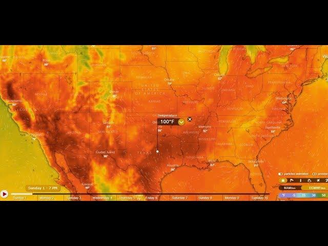 HEAT WAVE!. 37k Lightning strikes! Iowa floods! Tropical storm Fabio! and more.