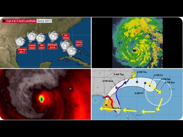 RED ALERT! Category 4 MAJOR HURRICANE Idalia officially predicted at Landfall!
