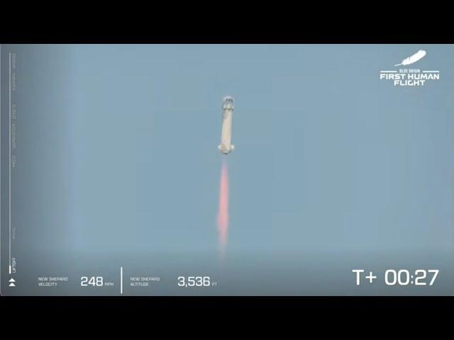 Blue Origin launches crew to space for first time, nails landings!