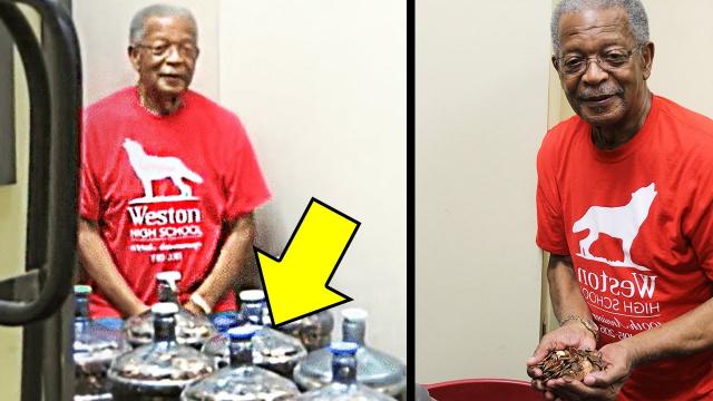 This Guy Saved Pennies For 45 Years. Then He Cashed Them In – And Their Total Is Astounding