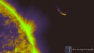 HUGE OBJECT / UFO CAPTURED BY SUN OCTOBER 2013 HD
