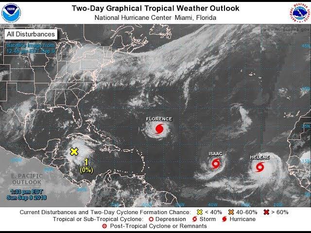 New Gulf formation & Hurricane Florence update- STAY AWARE & BE PREPARED