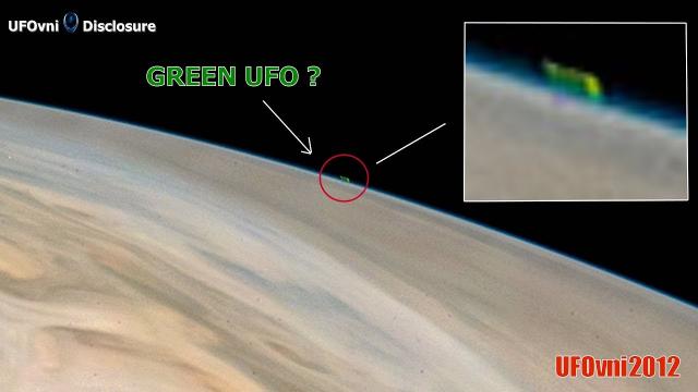 JUPITER: Mysterious Green Anomaly or UFO?
