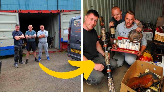 These Guys Bought A Shipping Container For $335 – Then Found A Treasure Trove Inside Worth Thousands