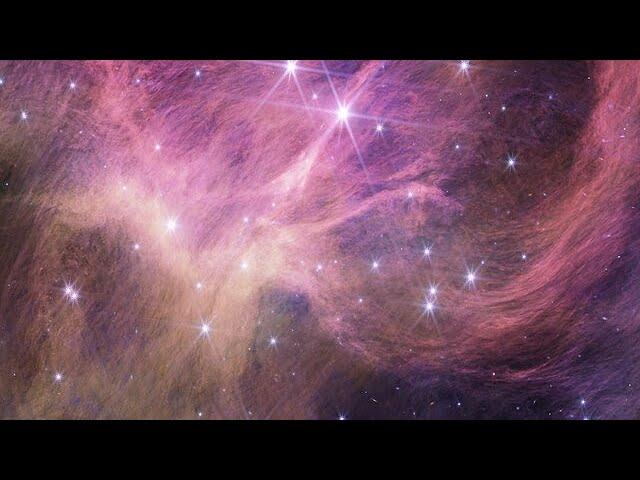 Pan of Star Cluster IC 348 (NIRCam image)
