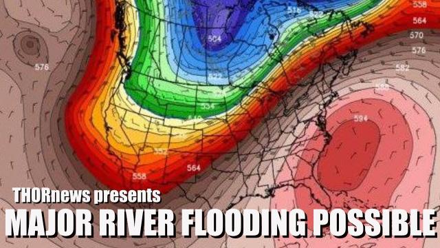 Catastrophic River Flooding Possible for East & South USA