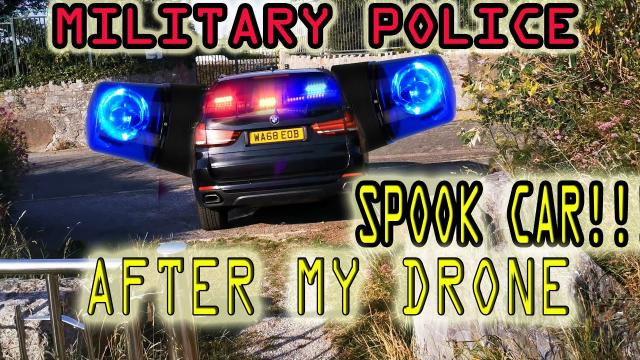 Military spook car getaway and Plymouth Scientology HQ EXPLORE