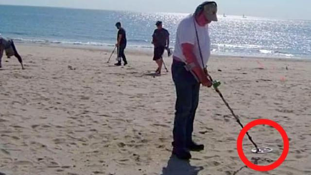 Two Guys Hit The Jackpot After Scanning A Florida Beach For Treasure