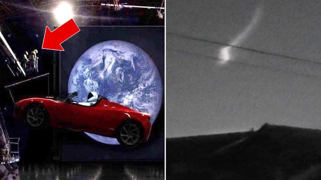 UFOs & SpaceX Heavy Falcon REAL OR FAKE? MOTHERSHIP UFO Caught On Space Live Stream 2018?