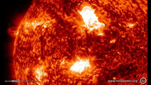 Sunspot pair may have erupted with 'sympathetic solar flares,' including an X-flare!