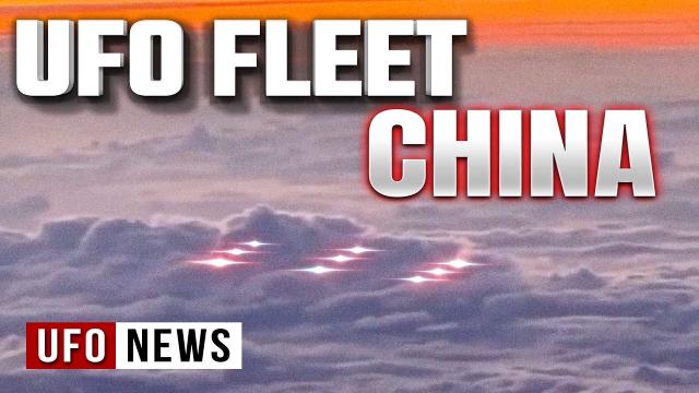 UFO fleet filmed at 39,000ft over the South China Sea ! - UFO News - Dec.6 ????