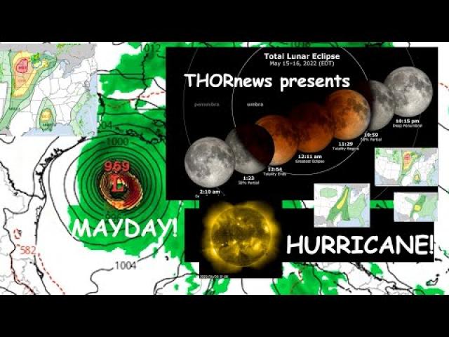 BLOODMOON RED ALERT!!! big Storms Tonight this Week & HURRICANE to hit USA next Week?!? +Sun WOW