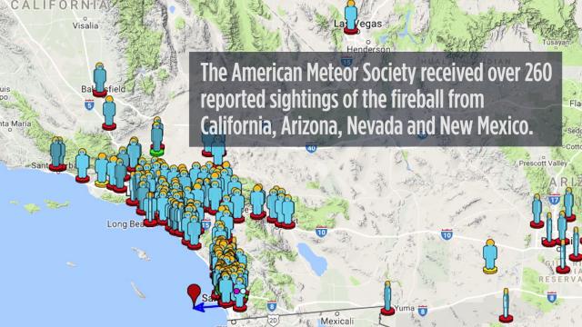 Fireball Photobomb! Streaking Meteor Makes Surprise Appearance | Video