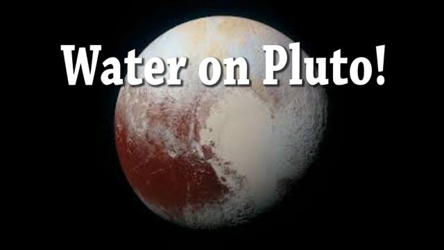 NASA found Water on Pluto! & Announced the News hours before the Hubble Europa Surprise!