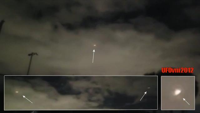 4 UFOs Filmed Under The Clouds In Florida, Nov 25, 2021, 5:44 a.m