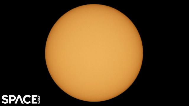Space Station transits the Sun in this stunning time-lapse video