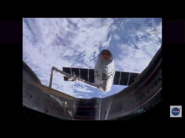 Used SpaceX Dragon Capsule Arrives at Space Station For 2nd Time