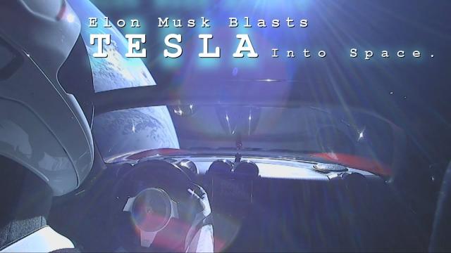 Elon Musks Car Put Into Space. Best Footage Ever Taken Of Earth. UFO's And All.