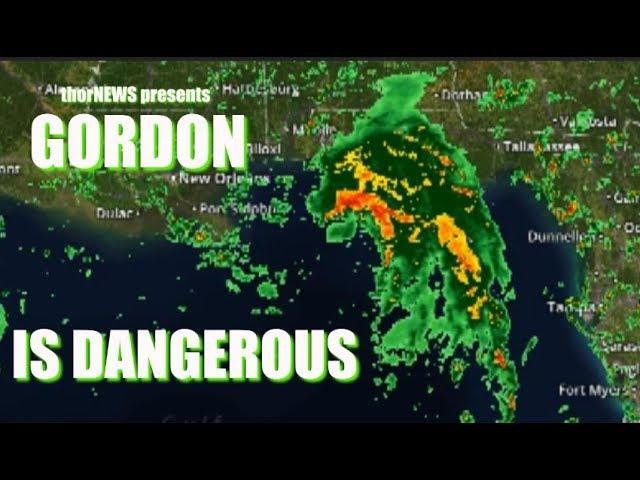 potential Hurricane Gordon is a flood machine & the Atlantic is look extremely dangerous,