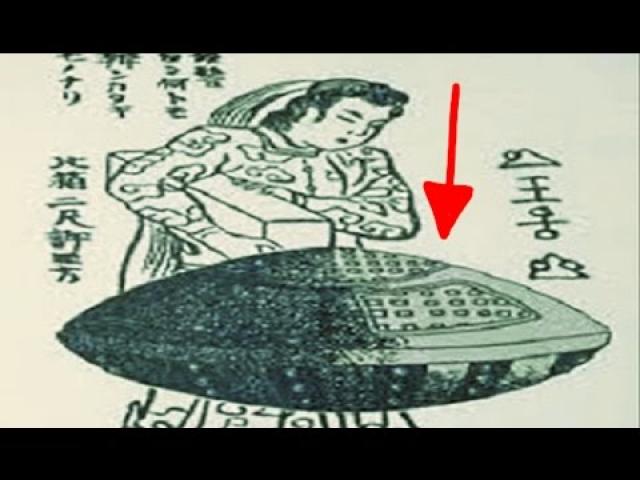 UFO Japanese Mystery! Female ALIEN In A flying Saucer?