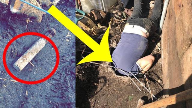 A Man Was Digging In His Garden When He Made A Discovery That Sent Him Straight To The Cops
