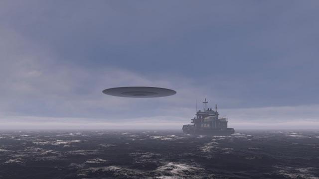 Real Alien UFO Footage | Spacecraft Drops Off An Alien