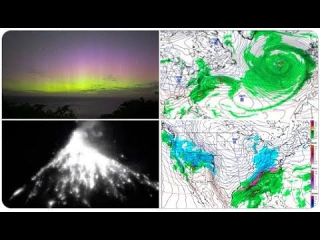 Earthquakes! Avalanche! Glacier Break! Geomagnetic Storm & a Parade of Wild Weather
