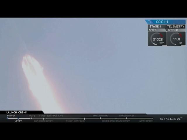 Blastoff! SpaceX Launches Pre-Flown Capsule To Space Station