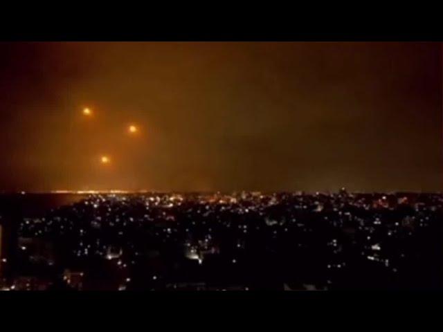 3 Orbs over Israel on a live French TV broadcast