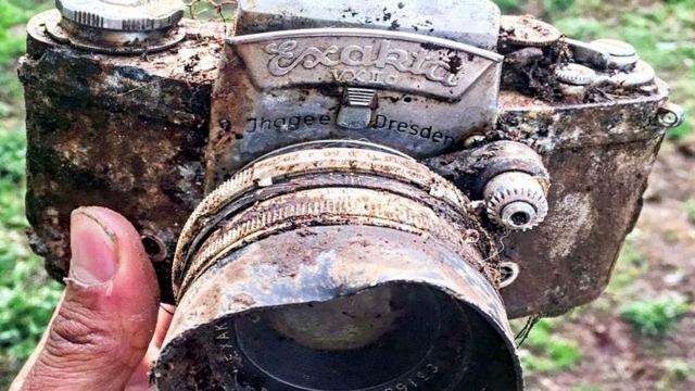 Man Finds Old Camera, Stops Cold When He Sees Face