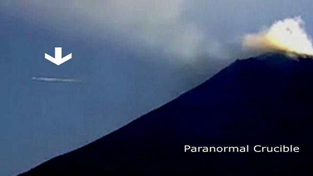 Mexico Volcano Buzzed By UFO?