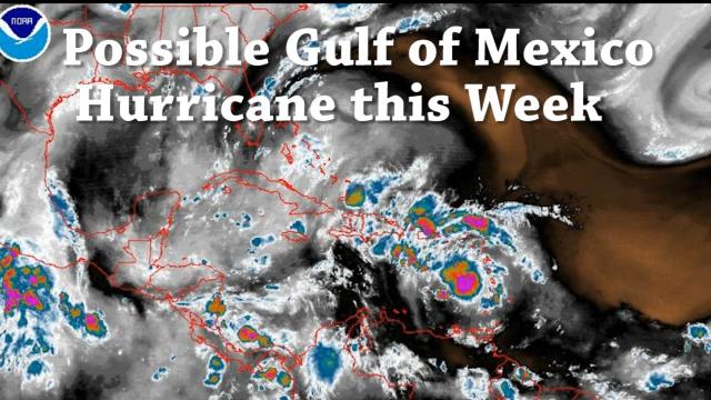 Possible Hurricane threatens the Gulf Of Mexico states this week. Invest 97L