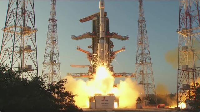 India's 'naughty boy' rocket launches powerful new weather satellite