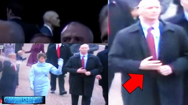He's Back! Reptilian Shapeshifter Secret Service Agent Spotted At Trump Inauguration? 1/21/17