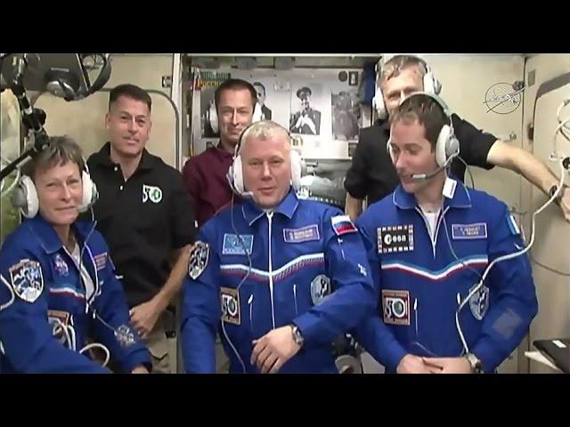 Welcome Aboard! New Arrivals Make Six Expedition 50 Crew Members