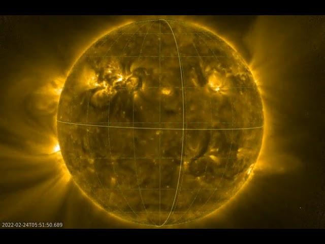 Watch the Solar Orbiter's approach to the sun and a powerful flare!