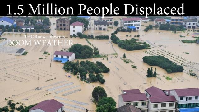 DOOM WEATHER 1.5 Mil ppl displaced in Floods, WildFires & Earthquakes & Volcanoes