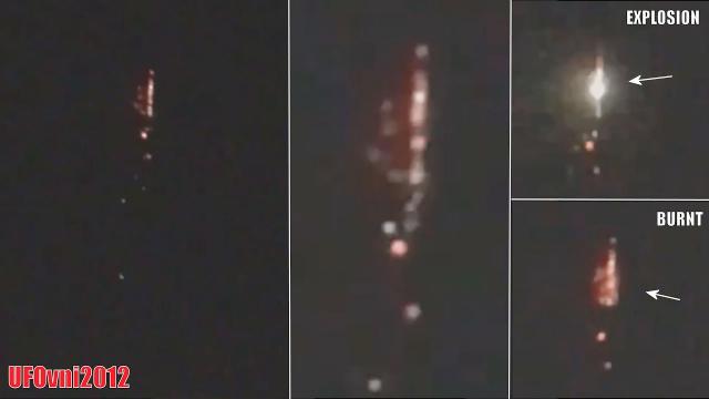 What is it in The Sky of Curitiba? UFO Explosion? Engine Problem? July 13, 2021