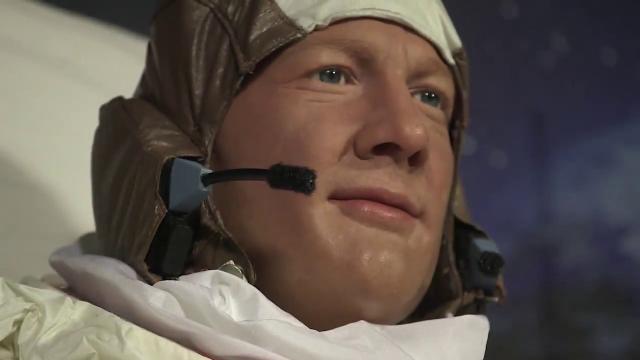 See Neil Armstrong and Buzz Aldrin Wax Figures at Madame Tussauds Dc