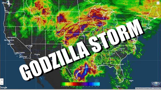 The GODZILLA Storm over the USA is still raging. 22 inches of rain in 72 hours Port Arthur!