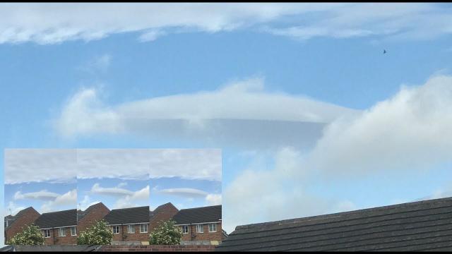 UFO Mothership Hiding in Clouds Caught on Camera in UK - 2018-06- 8