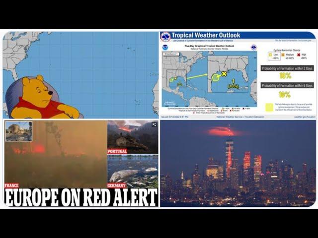 Europe on Red Alert! Las Vegas floods. again! Texas Depression? Houston Skyscraper evacuated!