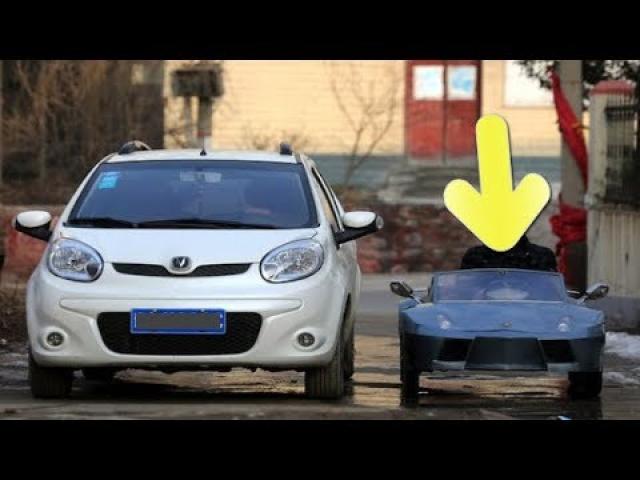 He Spent 6 Months Building Mini Lamborghini For His Grandson