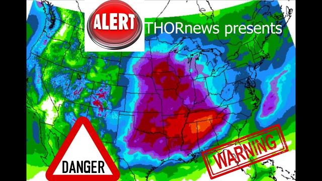 Alert! Warning! Danger! MAJOR USA Flood Threat from Double Storms in next 7 Days
