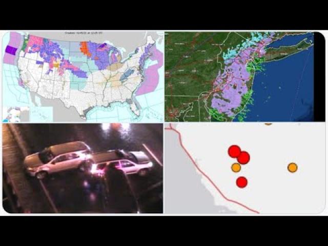 ICE already causing problems across NorthEast USA! 4.8 Earthquake Nevada & 8th EQ for South Carolina