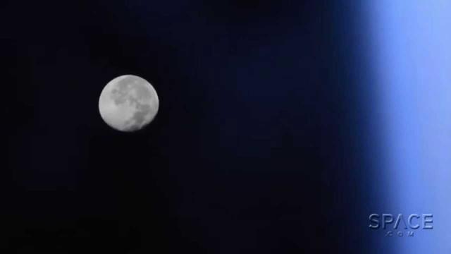 What A Blue Moon Looks Like In Space | Time-Lapse Video
